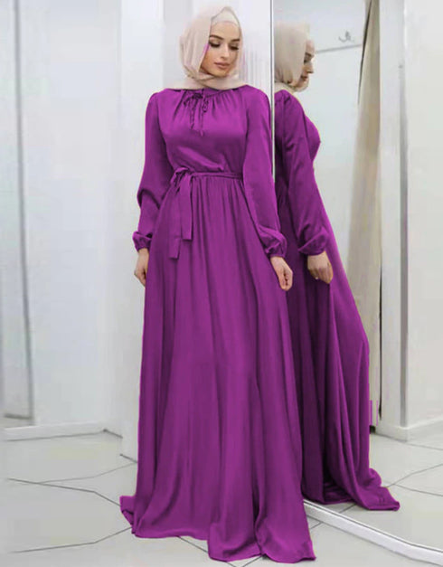 Latest Fashion Belted Dress For Women